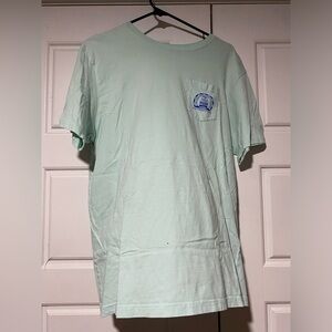Southern Tide Men’s Large T-Shirt Teal Southermost Point Florida